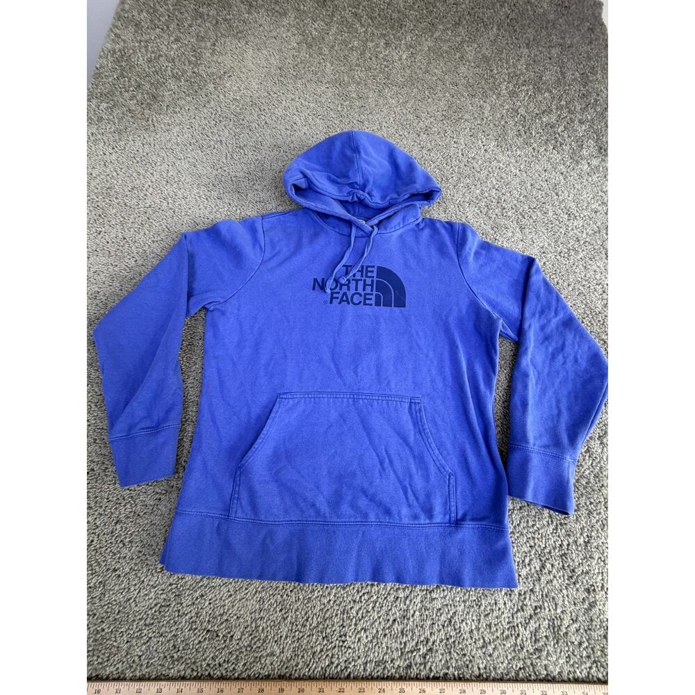 The North Face Blue Pullover Hoodie with Logo - Picture 2 of 9